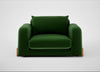 Nuvola Loveseat Smart Velvet Forest / Natural