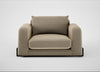 Nuvola Loveseat Boucle Velvet Rocky / Black