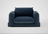 Nuvola Loveseat Boucle Velvet Space / Black