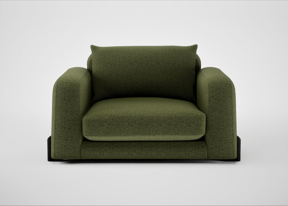 Nuvola Loveseat Boucle Velvet Wilder / Black