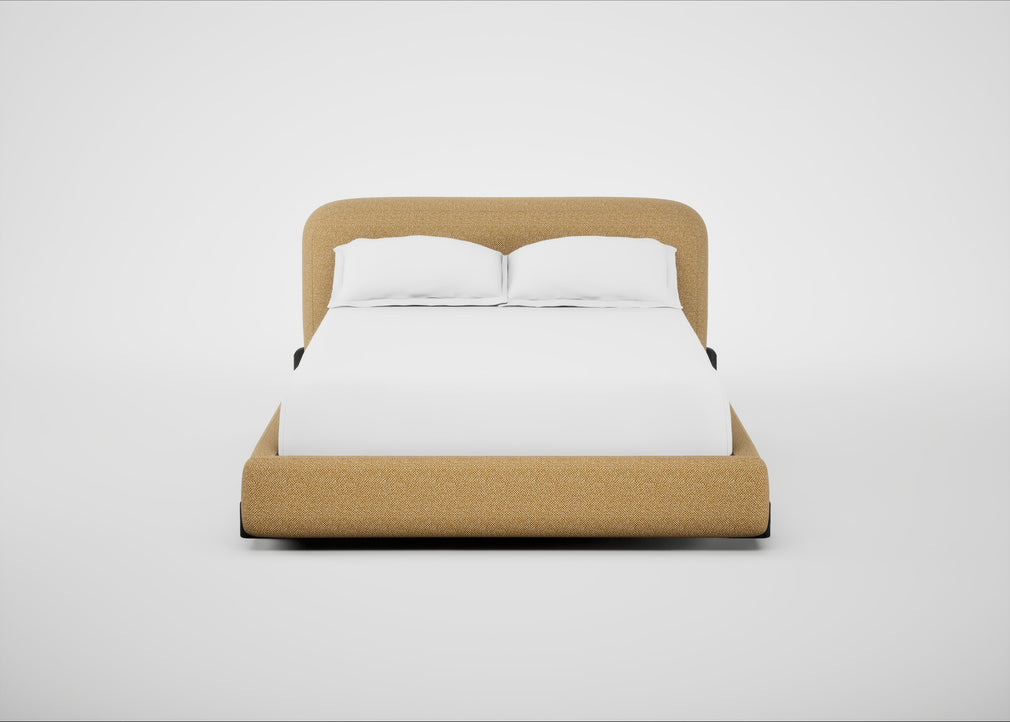 Nuvola Bed Double / Boucle Tweed Citrine / Black
