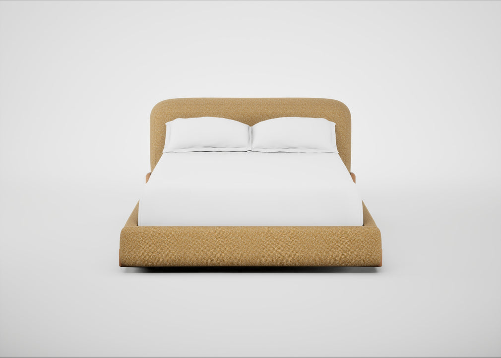 Nuvola Bed Double / Boucle Tweed Citrine / Natural