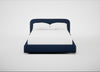 Nuvola Bed Double / Broad Weave Lagoon / Natural