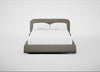 Nuvola Bed Double / Broad Weave Pebble / Black