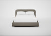 Nuvola Bed Double / Broad Weave Pebble / Natural