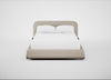 Nuvola Bed Double / Broad Weave Putty / Black