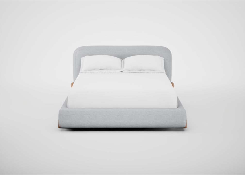 Nuvola Bed Double / Broad Weave Tin / Natural