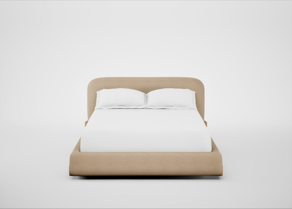 Nuvola Bed Double / Capelo Linen-Cotton Bamboo / Natural