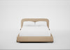 Nuvola Bed Double / Capelo Linen-Cotton Bamboo / Walnut Stained