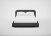 Nuvola Bed Double / Melton Wool Granite / Natural