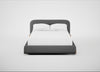 Nuvola Bed Double / Melton Wool Shale / Natural