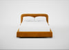 Nuvola Bed Double / Smart Luxe Velvet Cognac / Natural