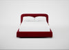 Nuvola Bed Double / Smart Luxe Velvet Mulberry / Natural