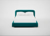 Nuvola Bed Double / Smart Velvet Petrol / Natural