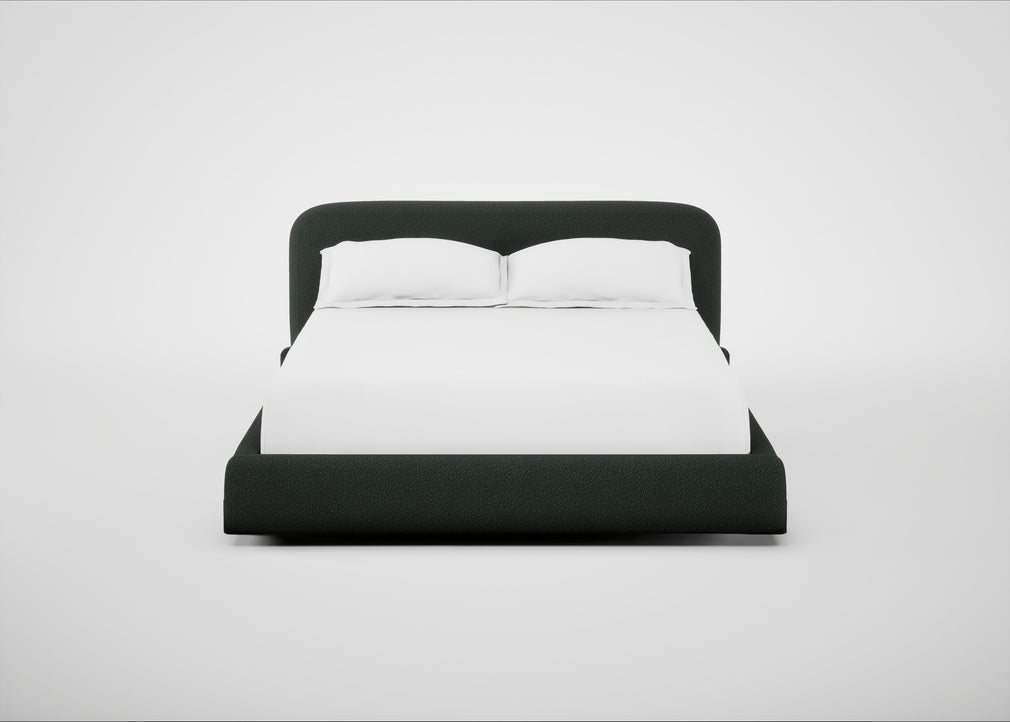 Nuvola Bed King / Boucle Fern / Black
