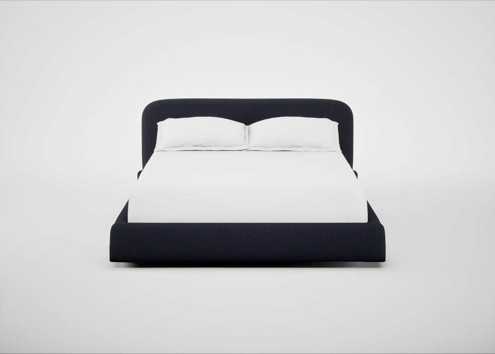 Nuvola Bed King / Boucle Indigo / Black