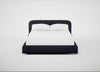 Nuvola Bed King / Boucle Indigo / Walnut Stained