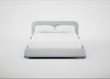 Nuvola Bed King / Broad Weave Tin / Black
