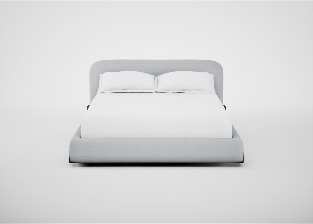 Nuvola Bed King / Broad Weave Tin / Black