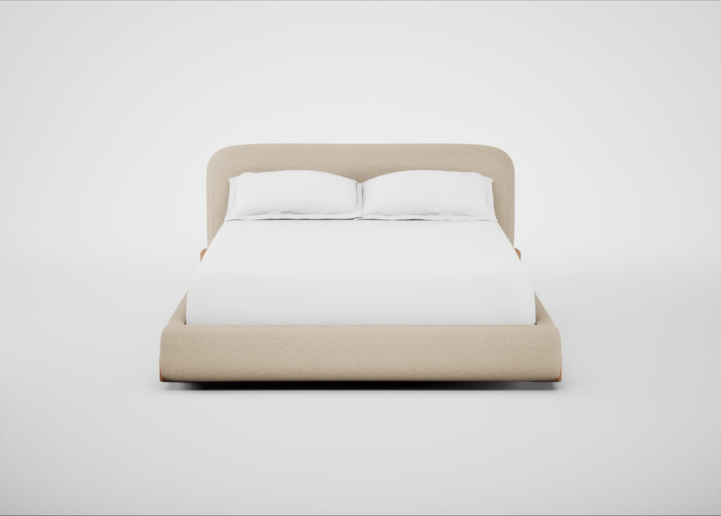 Nuvola Bed King / Brushed Cotton Oat / Natural