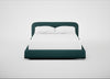 Nuvola Bed King / Brushed Cotton Pine / Black