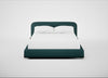 Nuvola Bed King / Brushed Cotton Pine / Walnut Stained