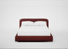 Nuvola Bed King / Capelo Linen-Cotton Etruscan Red / Natural