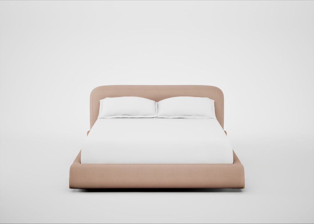 Nuvola Bed King / Capelo Linen-Cotton Rosedale / Natural