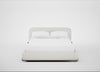 Nuvola Bed King / Capelo Linen-Cotton Sea Salt / Walnut Stained