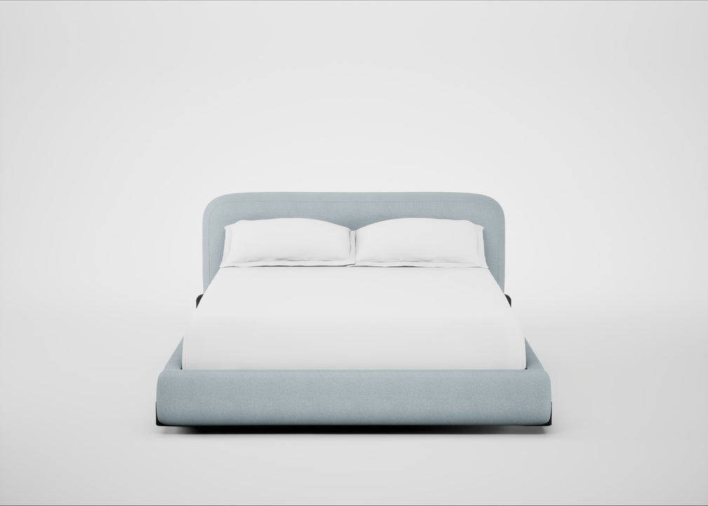Nuvola Bed King / Capelo Linen-Cotton Sea Shanty / Black
