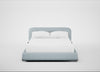 Nuvola Bed King / Capelo Linen-Cotton Sea Shanty / Walnut Stained