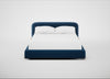 Nuvola Bed King / Cotton Velvet Petrol / Natural