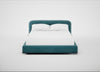 Nuvola Bed King / Smart Luxe Velvet Airforce Blue / Natural