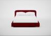 Nuvola Bed King / Smart Luxe Velvet Mulberry / Natural