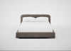 Nuvola Bed King / Smart Luxe Velvet Mushroom / Natural