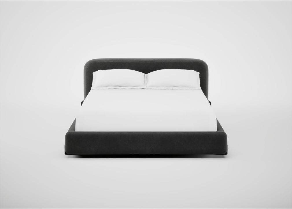 Nuvola Bed King / Smart Luxe Velvet Nickel / Black