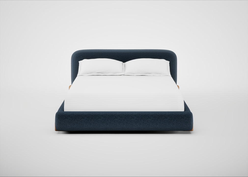 Nuvola Bed King / Boucle Velvet Space / Natural