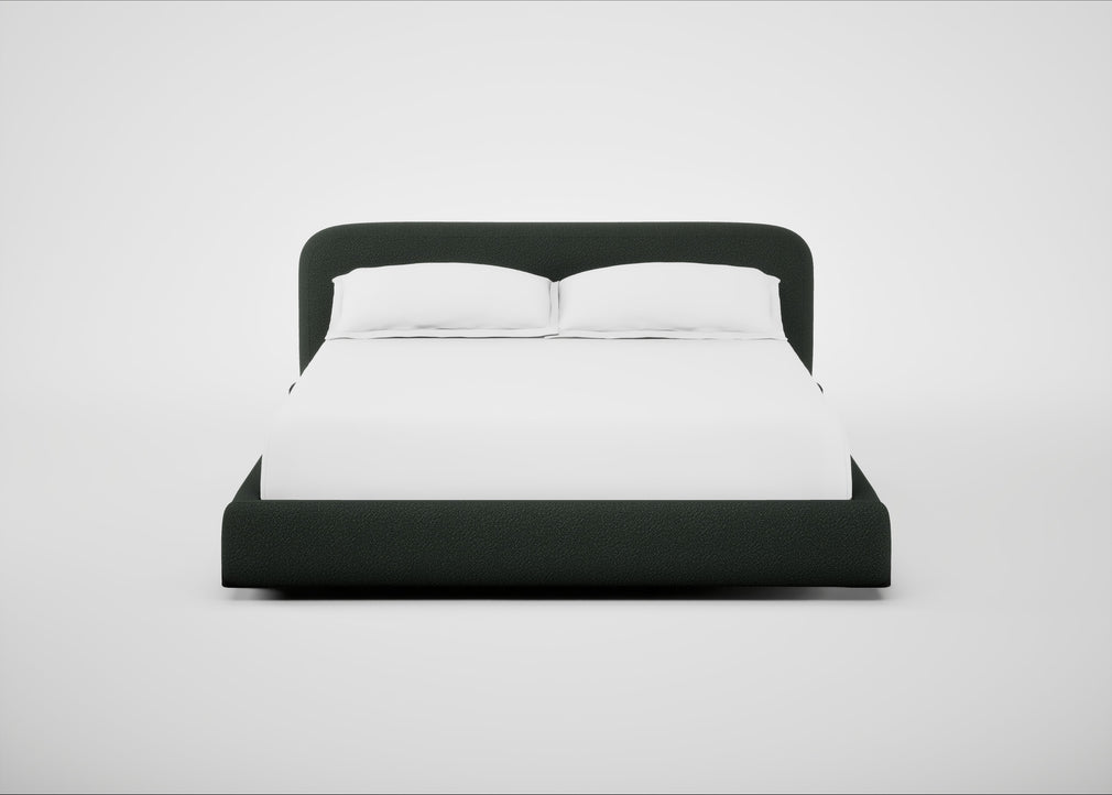 Nuvola Bed Super King / Boucle Fern / Black