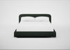 Nuvola Bed Super King / Boucle Fern / Walnut Stained
