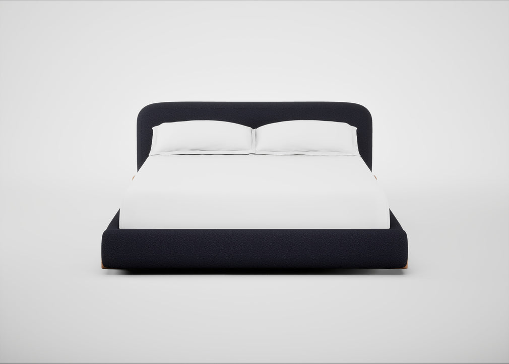 Nuvola Bed Super King / Boucle Indigo / Natural