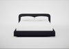 Nuvola Bed Super King / Boucle Indigo / Walnut Stained