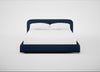 Nuvola Bed Super King / Broad Weave Lagoon / Black
