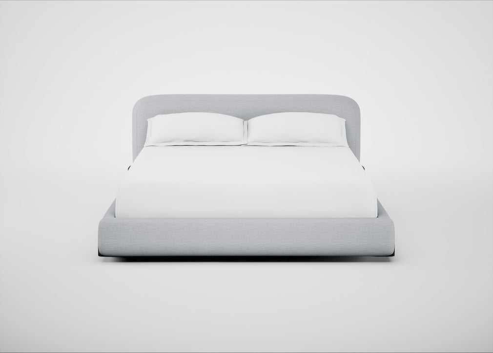 Nuvola Bed Super King / Broad Weave Tin / Black
