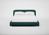 Nuvola Bed Super King / Brushed Cotton Pine / Black