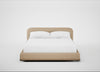 Nuvola Bed Super King / Capelo Linen-Cotton Bamboo / Walnut Stained
