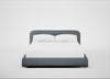 Nuvola Bed Super King / Capelo Linen-Cotton Mineral / Walnut Stained