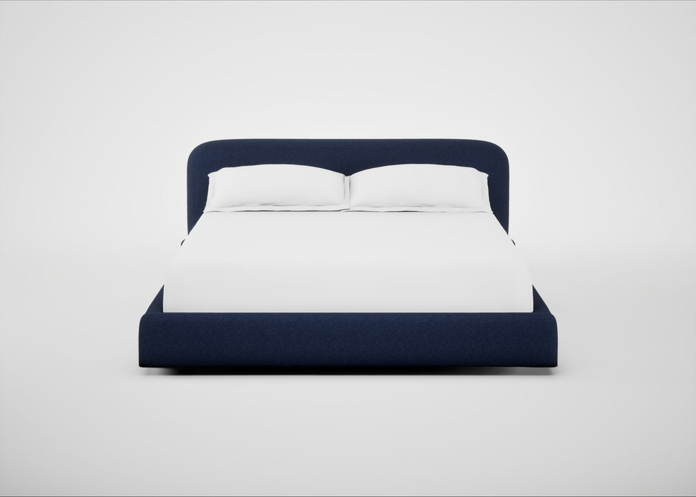 Nuvola Bed Super King / Melton Wool New Navy / Black