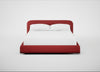 Nuvola Bed Super King / Melton Wool Red Oxide / Black