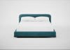Nuvola Bed Super King / Smart Luxe Velvet Airforce Blue / Black