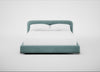 Nuvola Bed Super King / Smart Luxe Velvet Mineral Blue / Natural